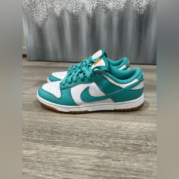 Nike Women’s Dunk Low Teal Zeal - Picture 4 of 9